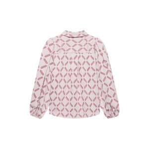 Mint Velvet Red Diamond Striped Jacquard Shirt